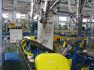 Pellet valve pocket packing machine (gravity)